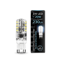 GAUSS LED CAPSULE CLEAR 3W G9 4100K